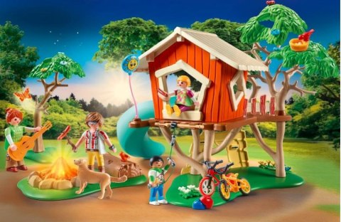 Klocki Zestaw z figurkami Family Fun 71001 Domek na drzewie ze zjeżdżalnią Playmobil