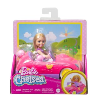 Lalka Barbie Chelsea Misiowy pojazd zestaw z samochodem Mattel