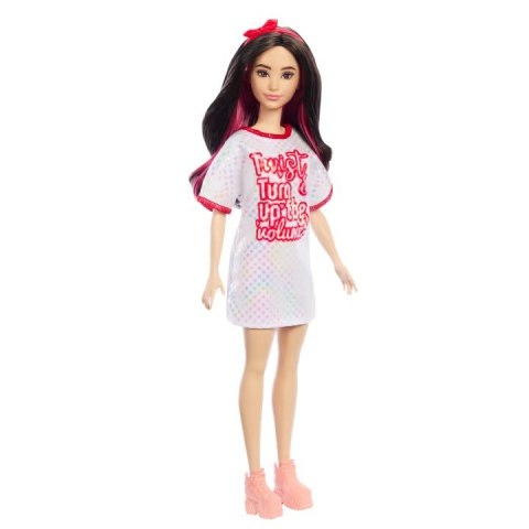 Lalka Barbie Fashionistas brunetka z falowanymi włosami Mattel