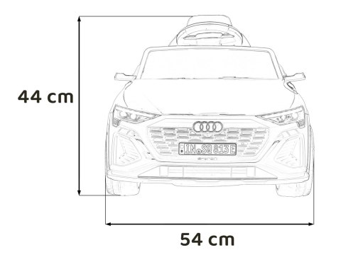 Pojazd Audi SQ8 Różowy