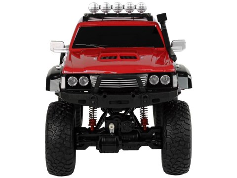 Auto Off- Road R/C 2.4G Climbing Car 1:8 Czerwony 4x4 LEAN Toys