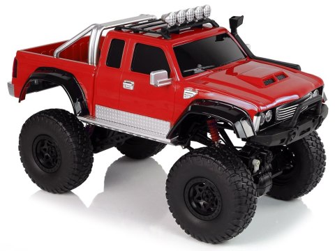 Auto Off- Road R/C 2.4G Climbing Car 1:8 Czerwony 4x4 LEAN Toys