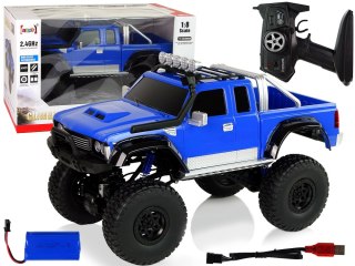 Auto Off- Road R/C 2.4G Climbing Car 1:8 Niebieskie 4x4 LEAN Toys