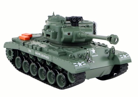 Czołg Leopard RC Zdalnie Sterowany Armata 1:18 Szary LEAN Toys