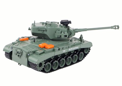 Czołg Leopard RC Zdalnie Sterowany Armata 1:18 Szary LEAN Toys