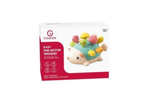 Jeżyk Sensoryczny Dla Niemowląt Patyczki Kolorowe LEAN Toys