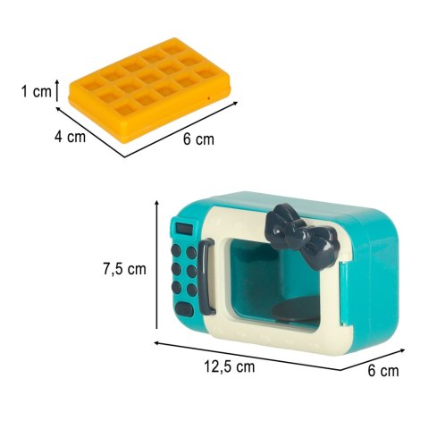 Zestaw Kuchenny: Mikrofala, Toster, Mikser + Jedzenie i Akcesoria - Zabawa w Gotowanie Kik Sp. z o. o. Sp. k.