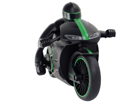 Motor Ścigacz RC 20 km/h Sterowany Na Pilot Zielony LEAN Toys