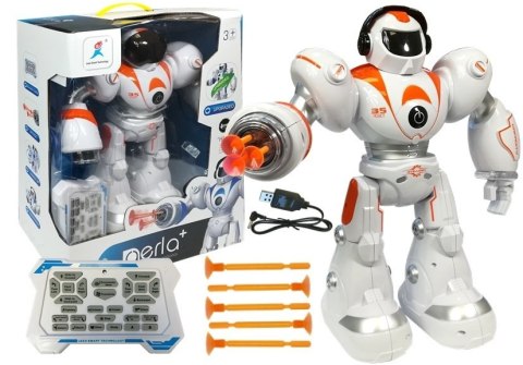 Robot Zdalnie sterowany pomarańczowy LEAN Toys