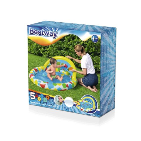 Basen Dmuchany Z Poduszką Wodną 120 x 117 x 46 cm Bestway 52378 Bestway