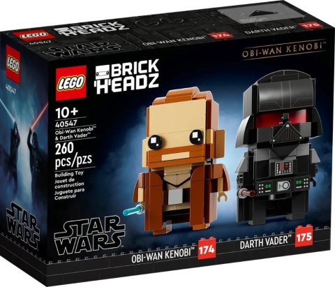 Klocki BrickHeadz 40547 Obi-Wan Kenobi i Darth Vader LEGO