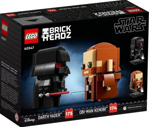 Klocki BrickHeadz 40547 Obi-Wan Kenobi i Darth Vader LEGO