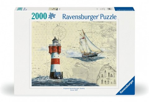 Puzzle 2000 elementów Żeglarstwo, latarnia morska Ravensburger Polska