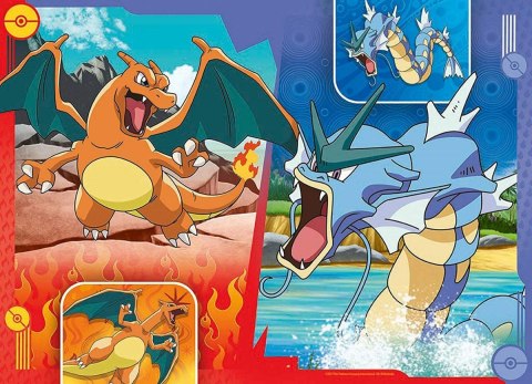 Puzzle 4x100 elementów Pokemon zestaw Ravensburger Polska