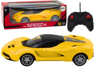 Samochód RC 1:16 Zdalnie Sterowany Sportowy Żółte Auto LEAN Toys