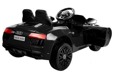 Auto na Akumulator Audi R8 Spyder Czarny LEAN CARS