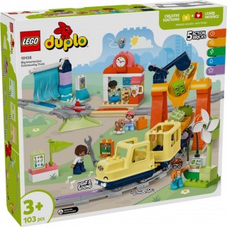 Klocki DUPLO 10428 Duży interaktywny pociąg miejski LEGO