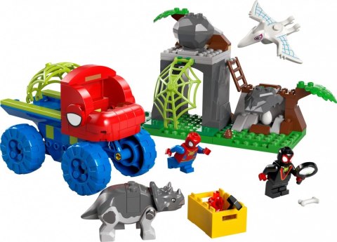 Klocki SPIDEY 11199 Misja ratunkowa zespołu Spidey'ego w dinoterenówce LEGO