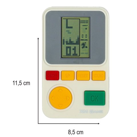 Gra elektroniczna zręcznościowa konsola przenośna biała Kik sp. z o.o. sp. k.