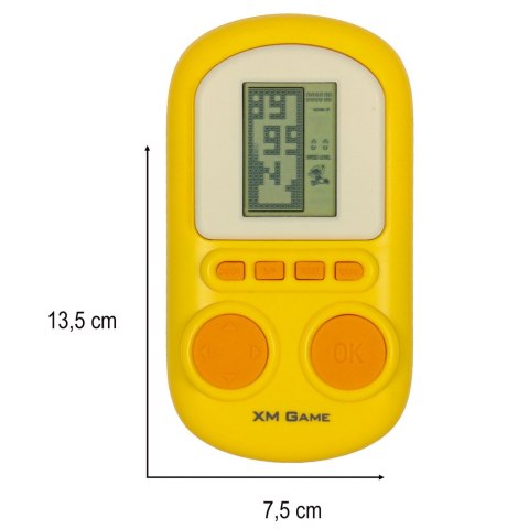 Gra elektroniczna zręcznościowa konsola przenośna żółty Kik sp. z o.o. sp. k.