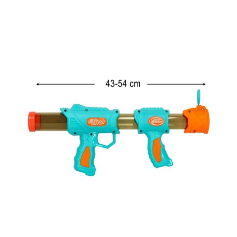 Pistolet karabin na kulki naboje 2w1 niebieski Kik sp. z o.o. sp. k.