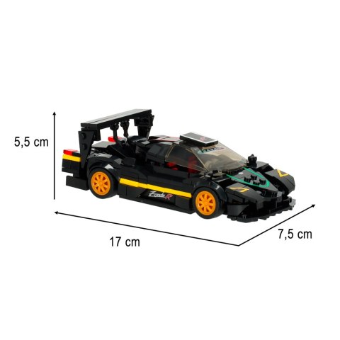 Samochód Rastar 93900-B Pagani Zonda R 1:28 klocki 387el. Kik sp. z o.o. sp. k.