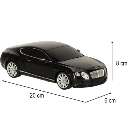 Samochód zdalnie sterowany Rastar 48600 Bentley Continental GT 1:24 czarny Kik sp. z o.o. sp. k.