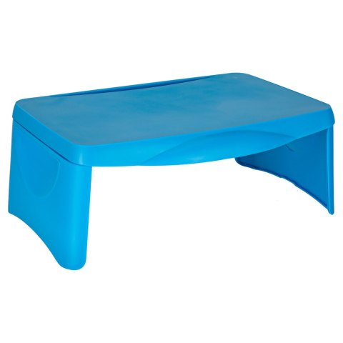 Stolik samochodowy do auta podróżny przenośny składany dla dzieci ze schowkiem niebieski Kik Sp. z o. o. Sp. k.