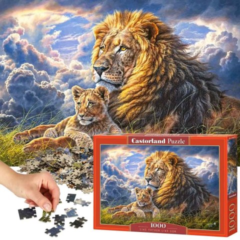 Puzzle układanka 1000 elementów Jaki ojciec taki syn 68 x 47 cm CASTORLAND Castor Drukarnia i Wydawnictwo