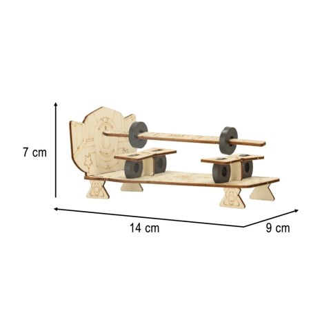 Zestaw edukacyjny do eksperymentów naukowych magnetycznych DIY 4w1 Kik sp. z o.o. sp. k.