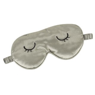 Opaska na oczy maska do spania w pokrowcu szara Kik Sp. z o. o. Sp. k.