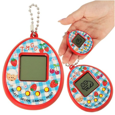 Tamagotchi gra elektroniczna dla dzieci jajko czerwony Kik sp. z o.o. sp. k.