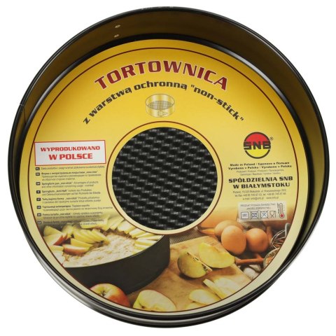 Tortownica forma do pieczenia z odpinanym rantem 24cm czarna Spółdzielnia Snb w Białymstoku