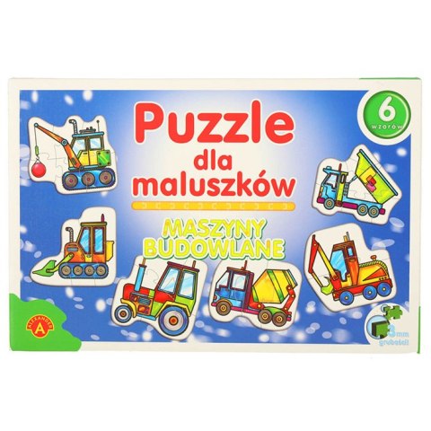 ALEXANDER Puzzle dla maluszków - maszyny budowlane 2+ Zakład Produkcyjny "Alexander" Piotr Pundzis