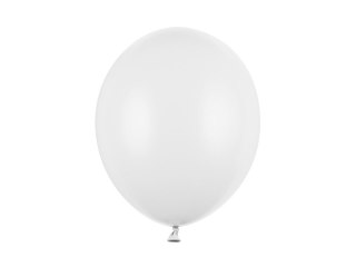 Balony Strong Pastel Pure biały 30cm 100 sztuk Partydeco Spółka z Ograniczoną Odpowiedzialnością