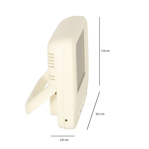 Higrometr zegar termometr pokojowy wilgotnościomierz LCD Kik sp. z o.o. sp. k.