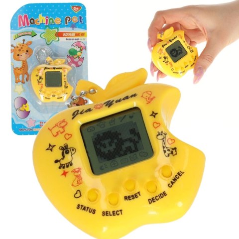 Tamagotchi gra elektroniczna dla dzieci jabłko żółty Kik sp. z o.o. sp. k.