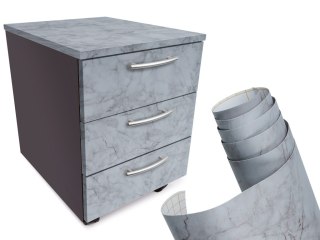 Folia rolka samoprzylepna okleina tapeta szary marmur 1,22x50m Kik Sp. z o. o. Sp. k.