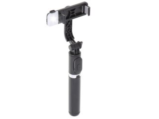 Kijek do selfie lampka LED statyw tripod czarny Kik sp. z o.o. sp. k.