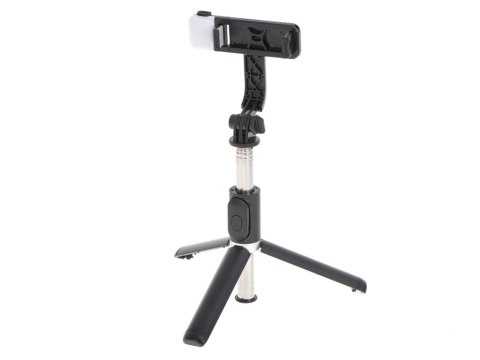 Kijek do selfie lampka LED statyw tripod czarny Kik sp. z o.o. sp. k.