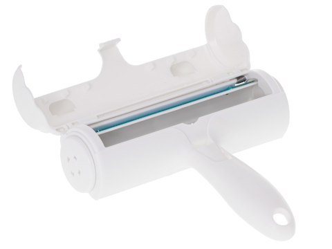 Szczotka wałek rolka do czyszczenia sierści z ubrań tapicerki biała niebieska Kik Sp. z o. o. Sp. k.