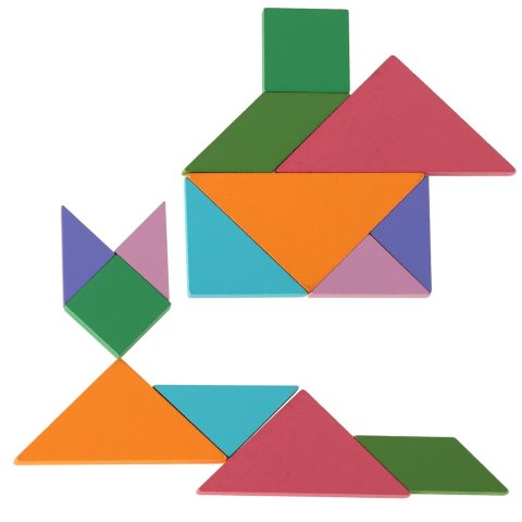 Tangram książeczka magnetyczna układanka klocki 3D Kik sp. z o.o. sp. k.