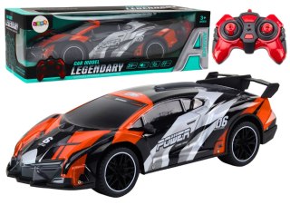 Auto Sportowe Zdalnie Sterowane RC 1:10 Pomarańczowe Prędkość 25 km/h LEAN Toys