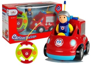 Auto Straż Pożarna z kierownicą Zdalnie Sterowana LEAN Toys