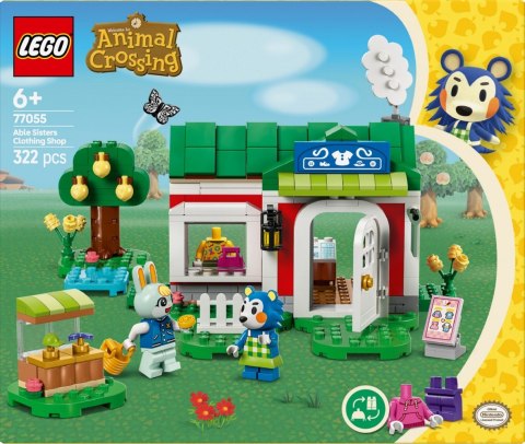 Klocki Animal Crossing 77055 Able Sisters i sklep odzieżowy LEGO