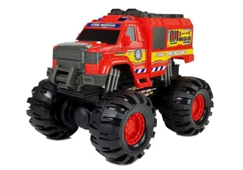 Monster Auto Wóz Strażacki Straż Duże Koła 1:8 40 cm x 30 cm x 35 cm LEAN Toys