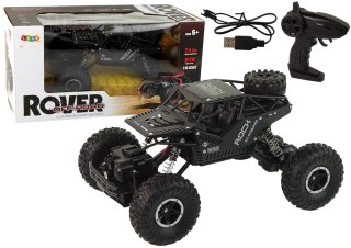 Pojazd RC Rover 1:16 Auto Czarne Zdalnie Sterowane Na Pilot LEAN Toys