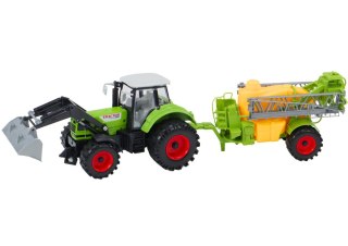 Traktor Rolniczy Koparka Z Opryskiwaczem Napęd Zielony LEAN Toys