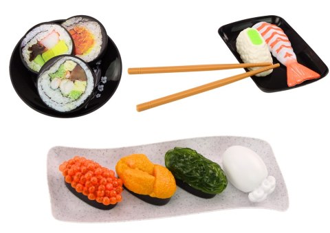 Zestaw Do Sushi Akcesoria Krewetki Dla Dzieci Zabawkowy 22 ele. LEAN Toys