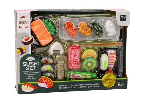 Zestaw Do Sushi Akcesoria Krewetki Dla Dzieci Zabawkowy 22 ele. LEAN Toys